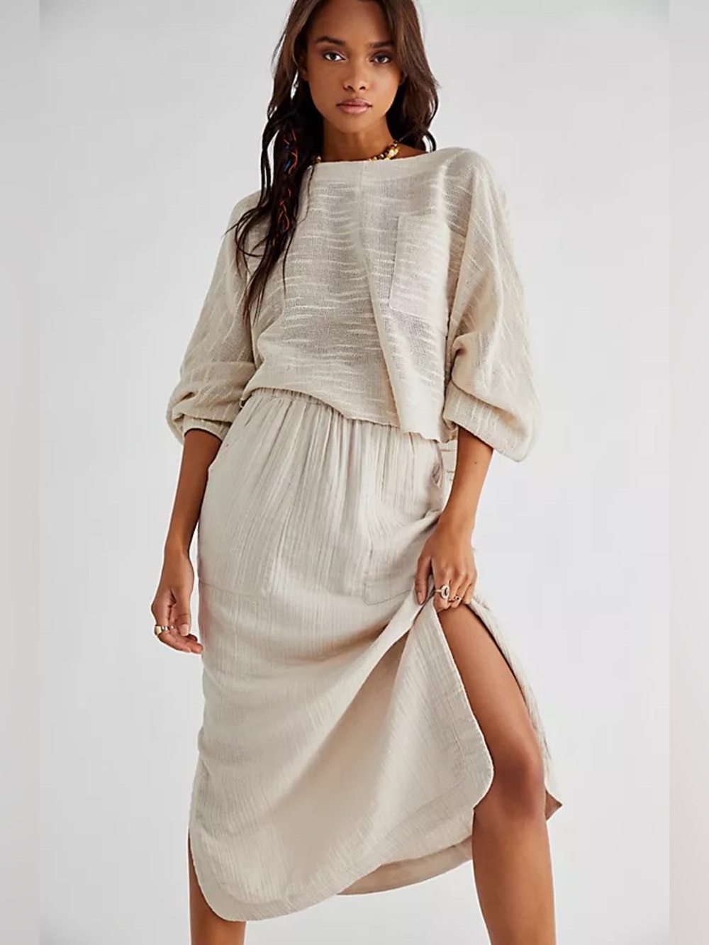 Free People easy weekend skirt ONLY